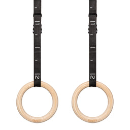 Gravity Fitness Wooden Gymnastic Rings