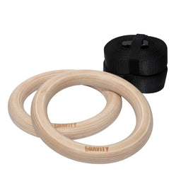 Gravity Fitness Wooden Gymnastic Rings