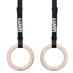 Gravity Fitness Wooden Gymnastic Rings