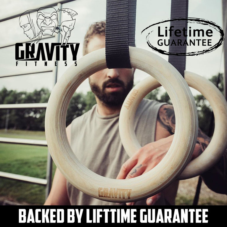 Gravity Fitness Wooden Gymnastic Rings