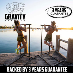 Gravity Fitness Portable Pull up Rack & Bag, Optional Extension Kit